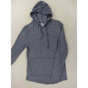 Straight Faded 50/50‎ Lightweight Hoodie Pullover Shirt (Men's Medium) Blue